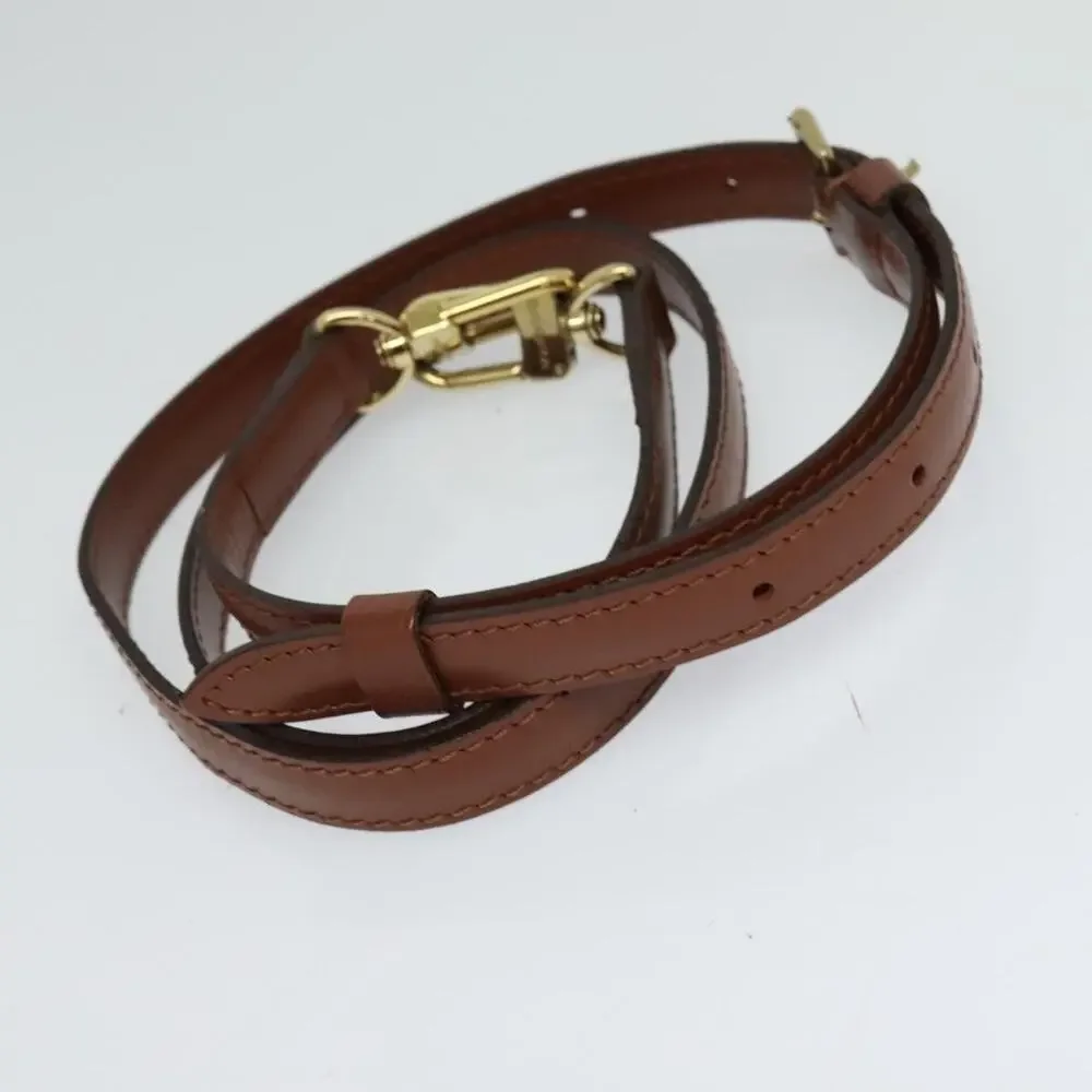 Louis Vuitton Monogram Porte Documents Bandouliere Business Bag Brown